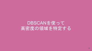 30
DBSCANʹä
ܶȤIض
 