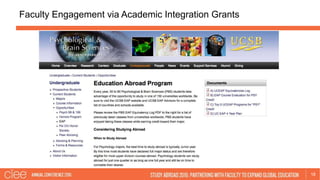Faculty Engagement via Academic Integration Grants
18
 