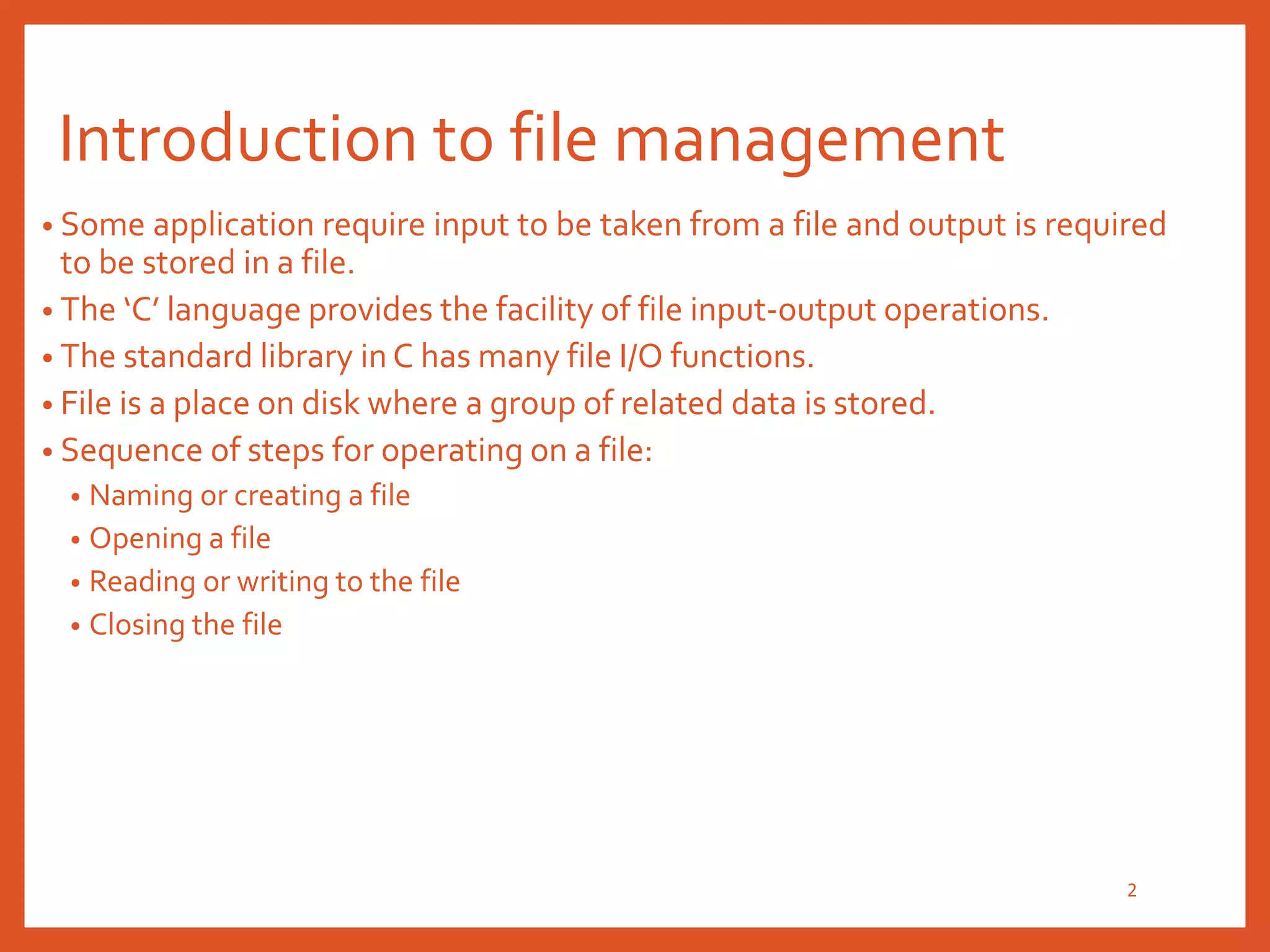 File management | PPT