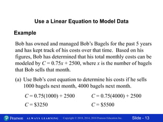 11.2 graphing linear equations in two variables | PPTX