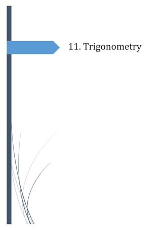 11. Trigonometry
 