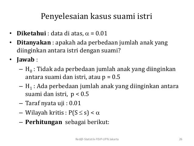 11 Statistik Parametrik Dan Non Parametrik 11 Statistik Parametrik Dan Non Parametrik