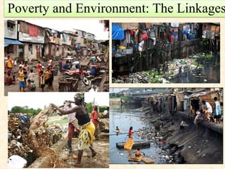 Poverty and Environment: The Linkages
 