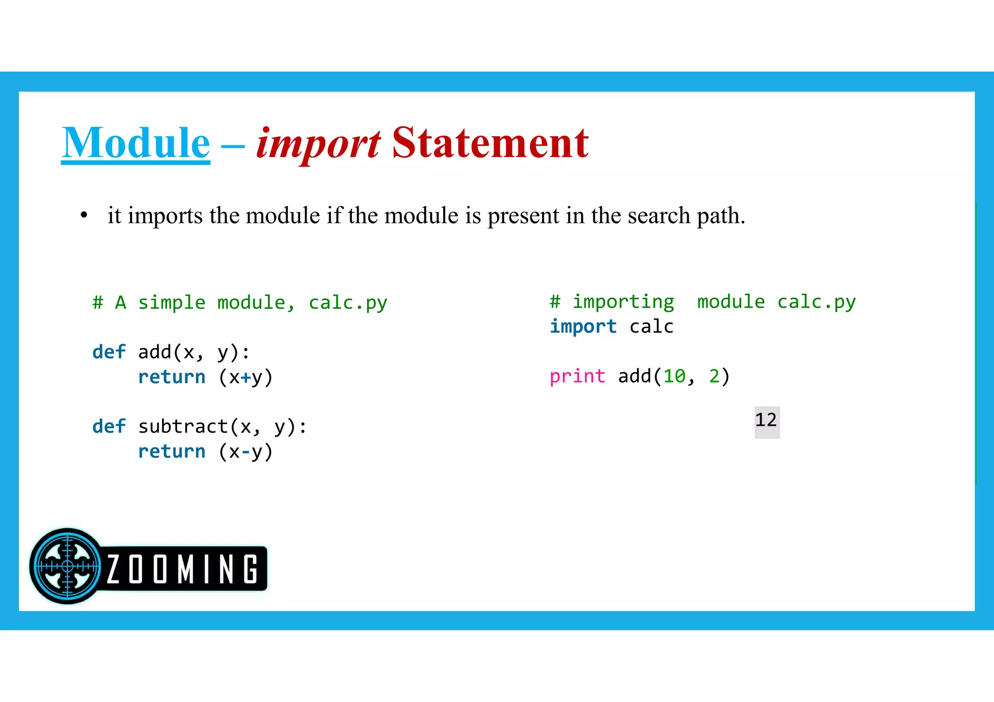 Python Modules | PPT