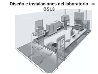 38Diseño e instalaciones del laboratorio
BSL3
 