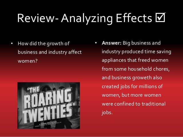 did the 1920s roar How did this prosperity affect american society who did not share in the boom of the 1920s and why groups and sectors that did not prosper. did the 1920s roar How did this prosperity affect american society who did not share in the boom of the 1920s and why groups and sectors that did not prosper.