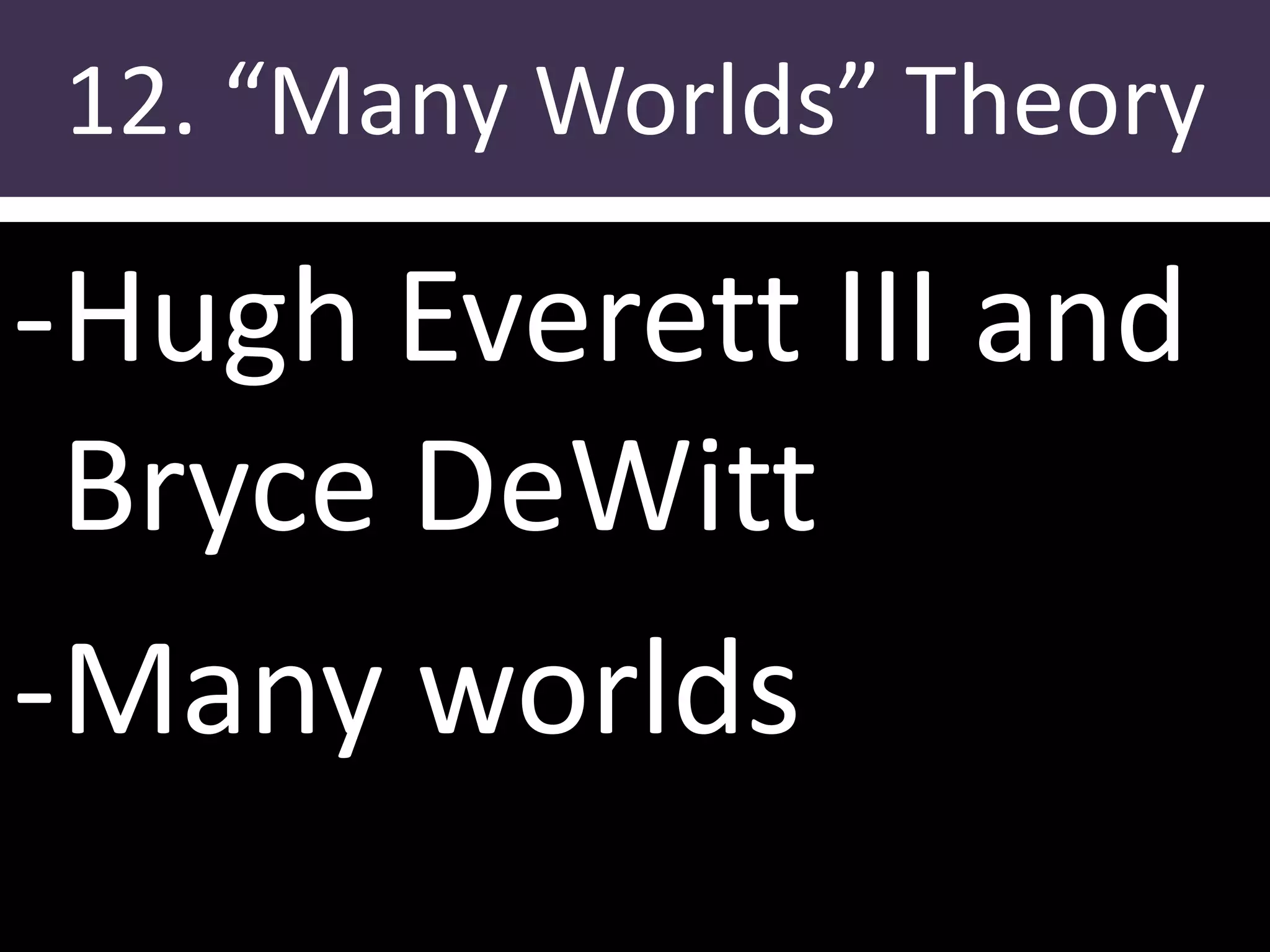 Theories on the origin of the universe ppt
