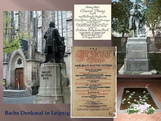 Bachs Denkmal in Leipzig
 