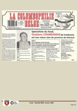 Vente Tournai-Kain Janvier 2020
Page 5/5
 
