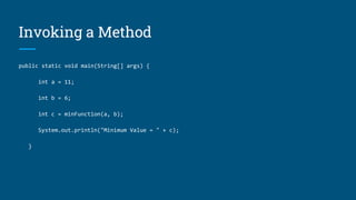 11. java methods | PPT | Free Download