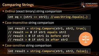 13 Strings and Text Processing | PPTX