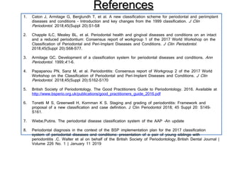 classification of periodontal diseases-includes 2017 | PPTX