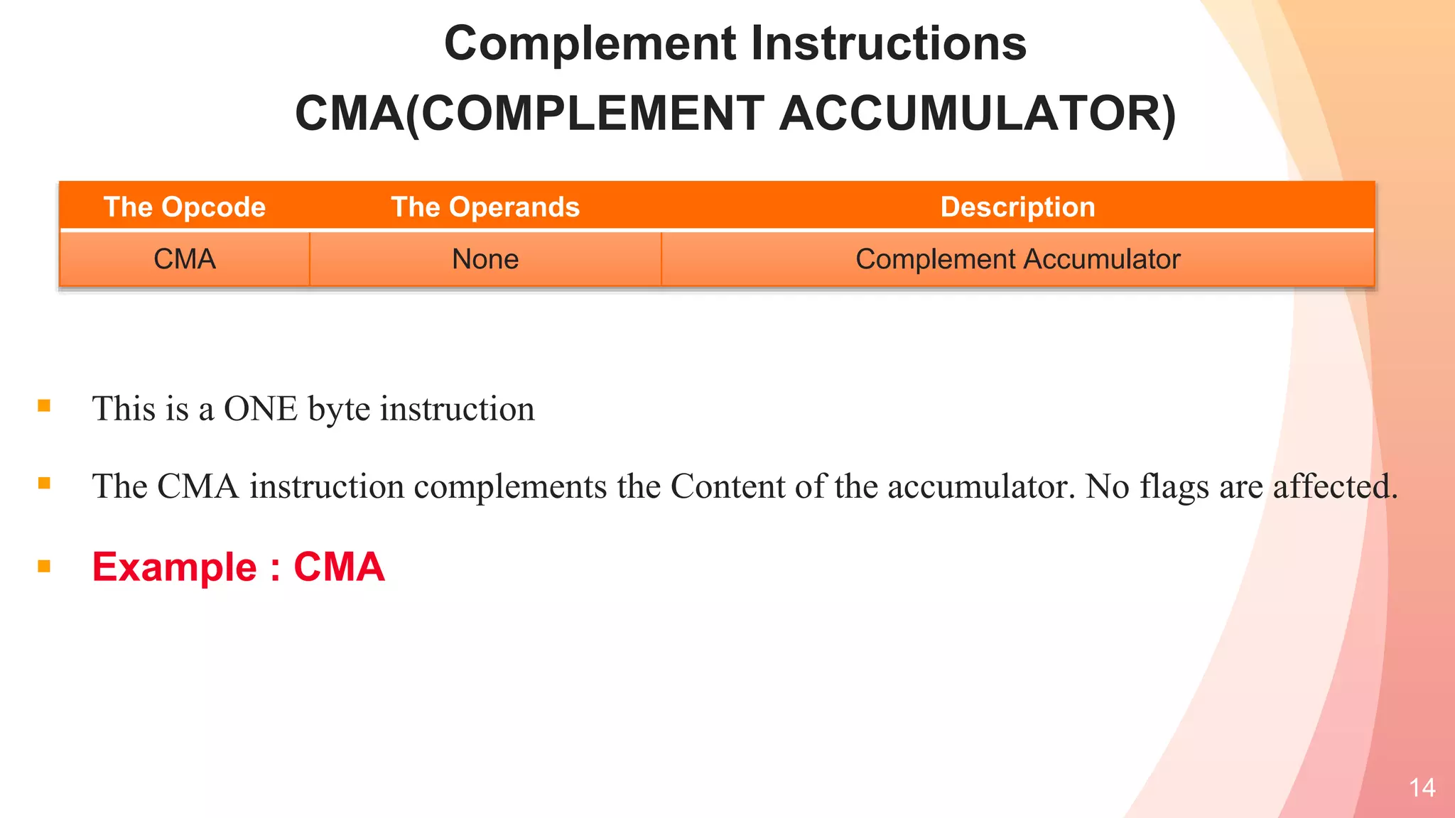 LOGICAL OPERATIONS IN 8085 MICROPROCESSOR | PPTX | Data Storage and ...