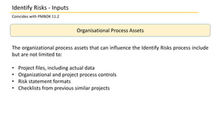 Identify File Risk 11.2 Identify Risks | PPTX