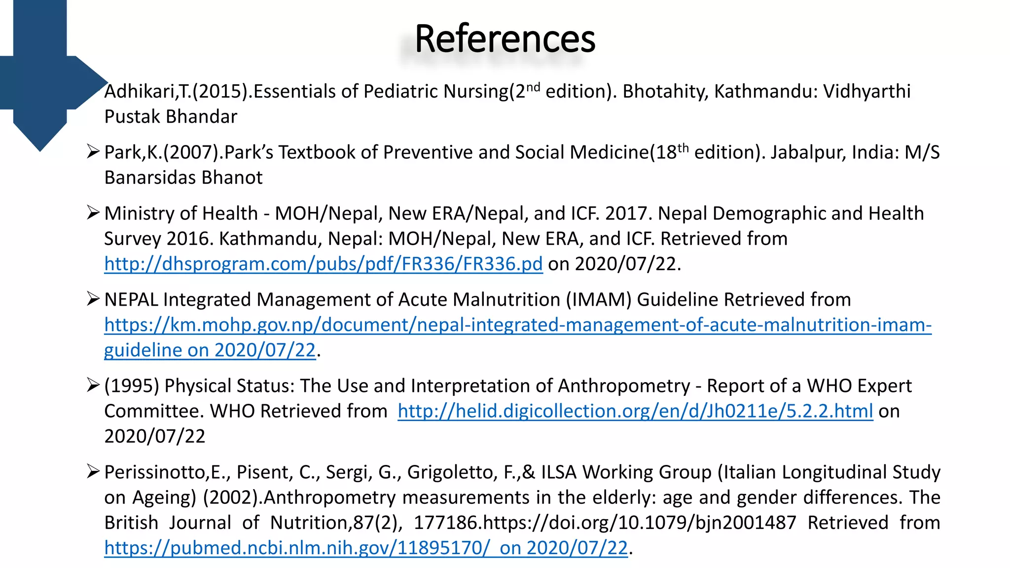 Anthropometric Measurement Pptx