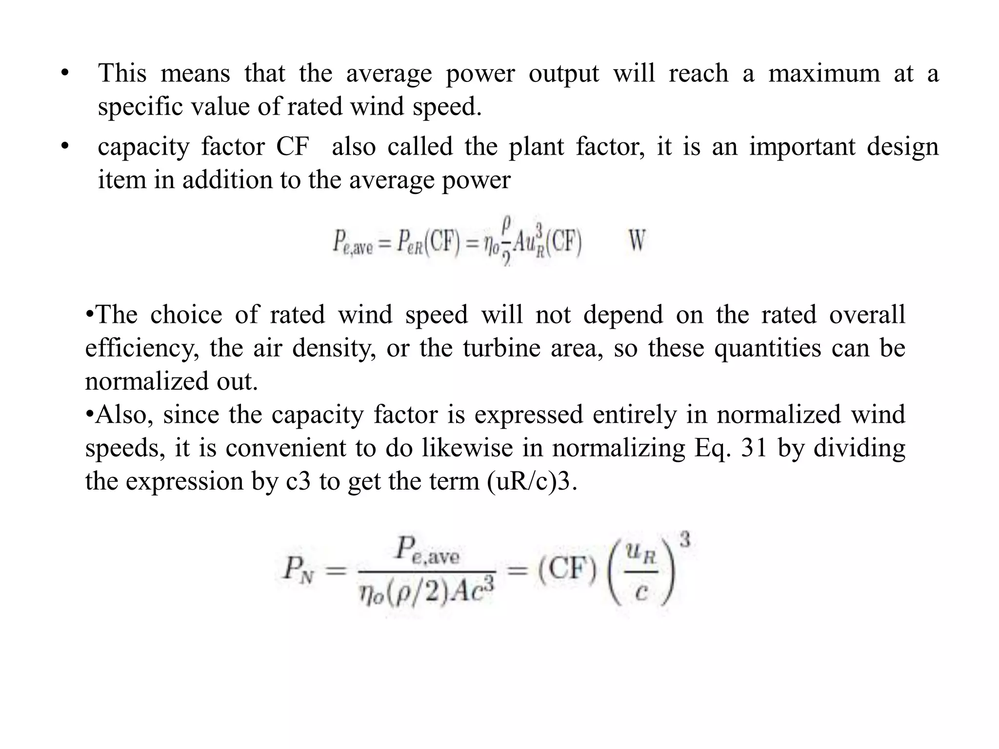 Wind turbine power, energy | PDF