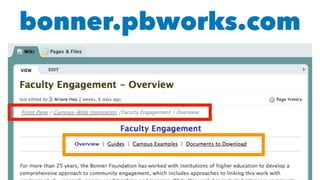 bonner.pbworks.com
 