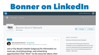 Bonner on LinkedIn
 