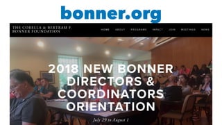 bonner.org
 