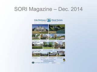 SORI Magazine – Dec. 2014 
 