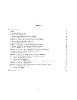 Lectures on Analytic Geometry | PDF