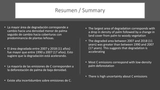 Characterizing and Assesing Palm Swamp Degradation in the Peruvian Amazon