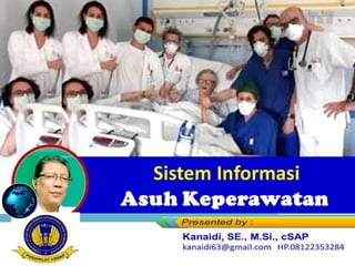 https://www.slideshare.net/KenKanaidi/sistem
-informasi-asuh-keperawatan-materi-training-
sim-rumah-sakit
Sistem Informasi
Asuh Keperawatan
 