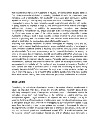 Redefining Planning and Development Strategies for Peri-Urban areas | DOCX