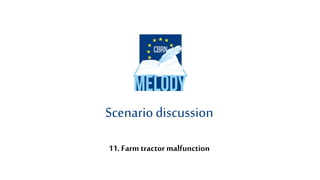Scenariodiscussion
11. Farm tractor malfunction
 