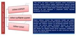 Харин соёлын тулгалт бол ихэвчлэн тухайн цаг үеийн
хүчирхэг гүрнүүдийн зүгээс бага буурай улс оронд хандсан
үйлдэл юм. Соёлын тулгалт нь бүтээгдсэн бүхнийг устгагч,
хүнийг тэр зүйлээ дахин бүтээхгүй болтол нь айлган
сүрдүүлэх үйл явц ажээ. Жишээлбэл, 1930, 1940-өөд оны
үед манай улс буддын бүхэл бүтэн иргэншил, уламжлалт
бичиг үсэг зэргээ орхиход хүрсэн нь ийм тулгалтын хэлбэр
байсан гэж хэлж болно.
“Нэг хэсэг хүн амын соёлын амьдрал нөгөө хэсгийнхтэй
адилсан, өмнөх соёлын дадал хэвшлээсээ хавьгүй илүүд
үзэж хүлээн зөвшөөрсөн сэтгэлгээний үр дүн, энэ үйлчлэл нь
орчин үеийн соёлын зарим төрөл, урлагийн төрлүүдэд хүчтэй
нөлөөлж үр дүн авчирдаг ч үндэсний соёлд сөргөөр
нөлөөлдөг сэтгэлгээ юм”
 