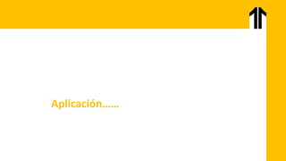 Aplicación……
 