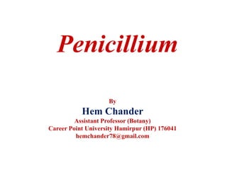 By
Hem Chander
Assistant Professor (Botany)
Career Point University Hamirpur (HP) 176041
hemchander78@gmail.com
 