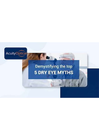 Eye Doctor Escondido debunks the most popular dry eye myths