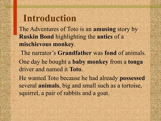 11. The Adventures of Toto is a chapter.pptx