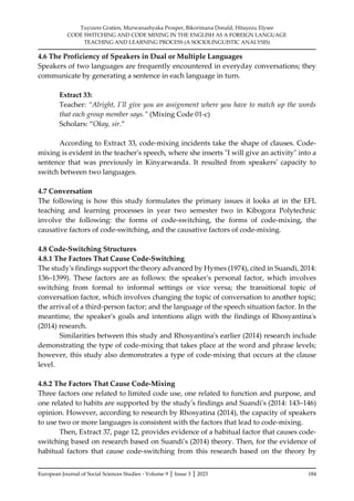 11. CODE SWITCHING AND CODE MIXING - Tuyizere Gratien.pdf