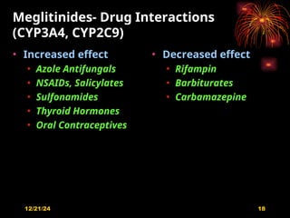 Meglitinides Examples 11.1.3 - Oral anti-diabetic agents- Insulin Secretagogues [2008-jan2016 ...