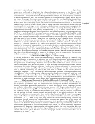 Cultural Identity in the Age of Globalization (www.kiu.ac.ug) | PDF