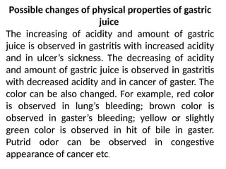 Putrid Examples Gastric juice and bio mechanism of hhhhhhhhhhhhhhhhhhhhhhhhhh | PPTX