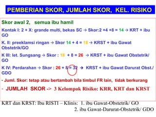 Skor Risti Screening dan Tatalaksana Kehamilan Risiko Tinggi.pptx