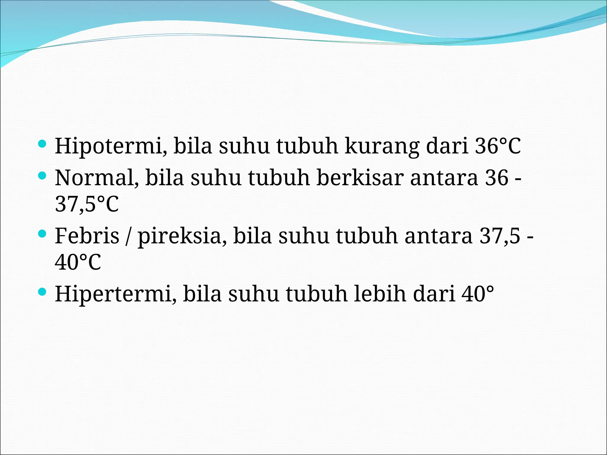 materi Anatomi fisiologi : SUHU TUBUH manusia | PPT