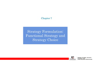 11. Strategy Formulation- Functional Strategy And Strategic Choice.pdf