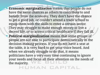 Economic Marginalization Portrait 11.Marginalization ppt for b.ed students.pptx
