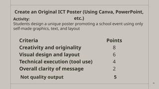 Creating Ict Content 11. Create an original or derivative ICT content using online creation ...