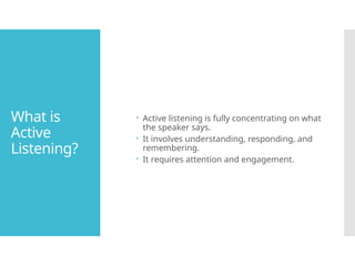 Mastering Active Listening: Enhance Communication Skills for Better ...