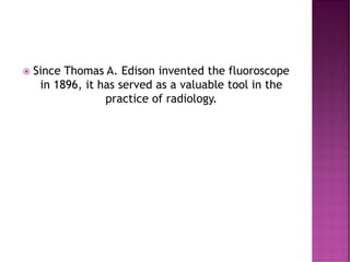 Comprehensive Overview of Fluoroscopy in Radiology and Diagnostic ...