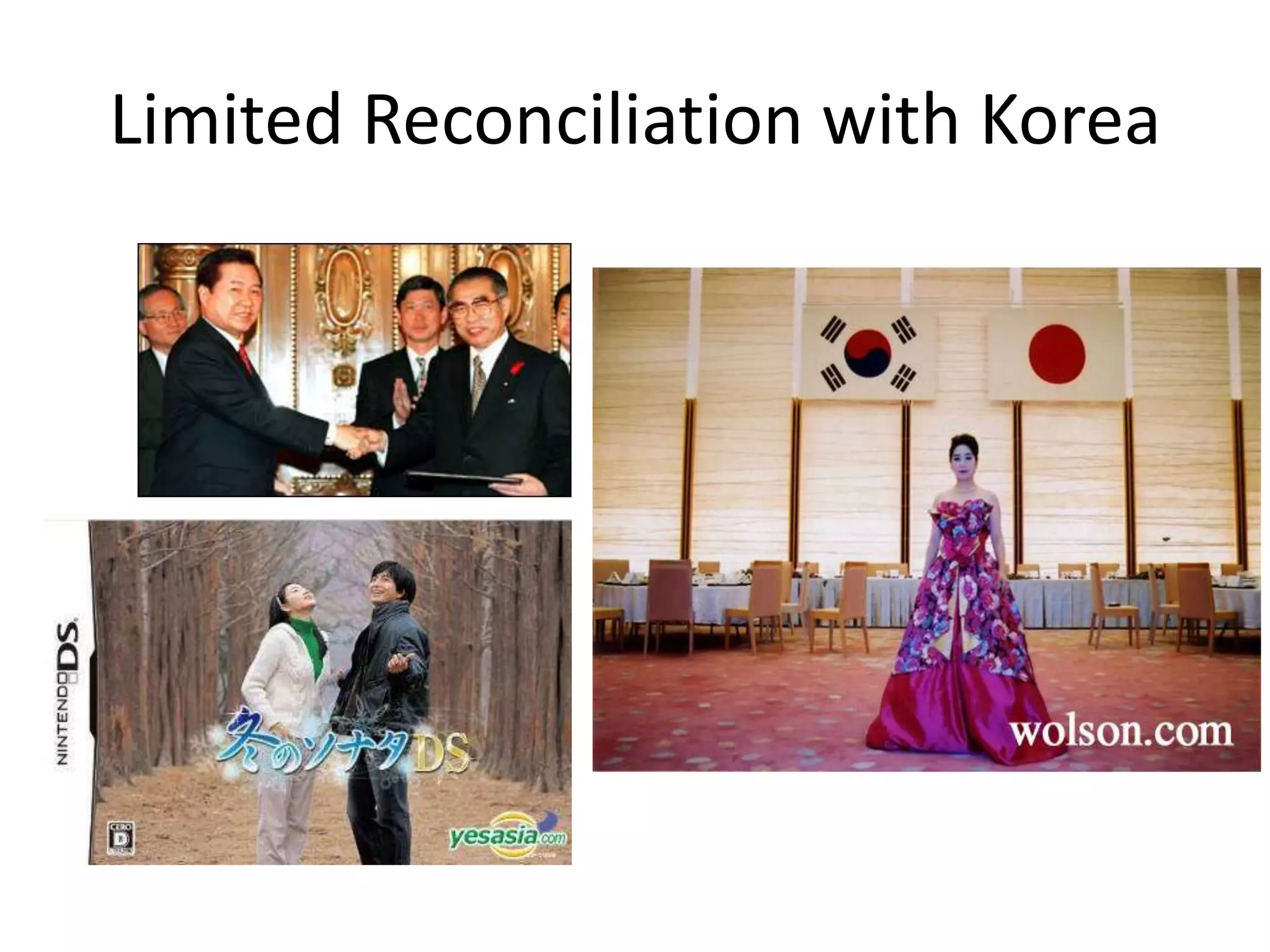 Limited Reconciliation with Korea
 