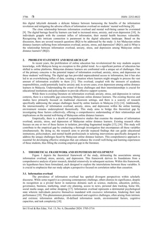 Studyi Overload Information overload, anxiety, stress, and depression of online ...