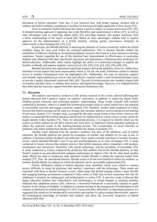 Impact of hybrid education in higher education: a systematic review | PDF