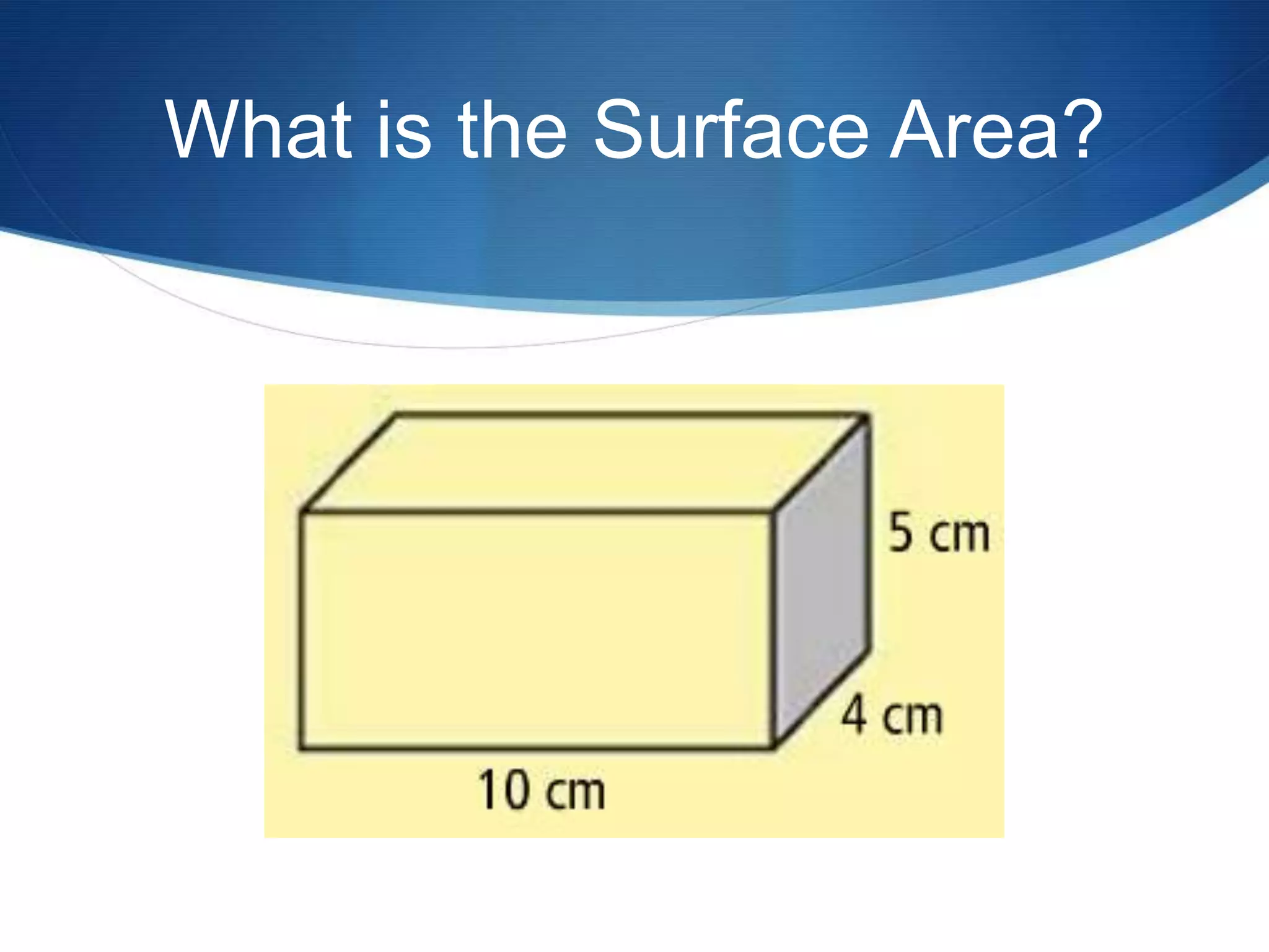 What is the Surface Area?
 
