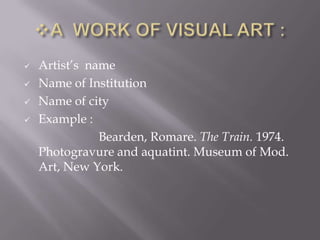 Site of the Performance